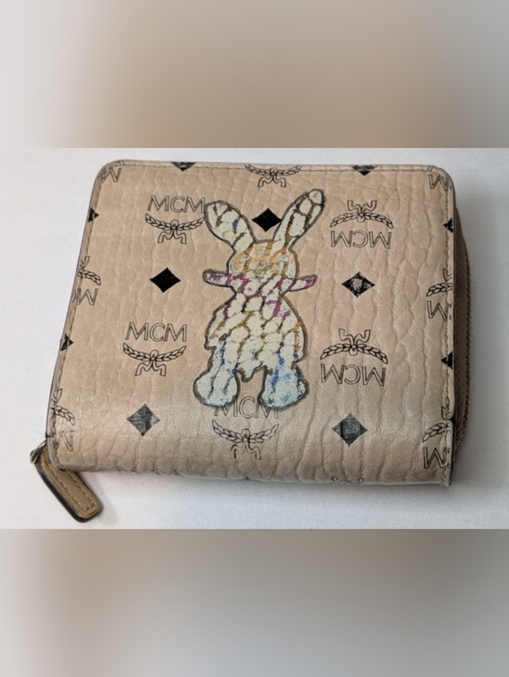 MCM Rabbit Visetos Wallet
